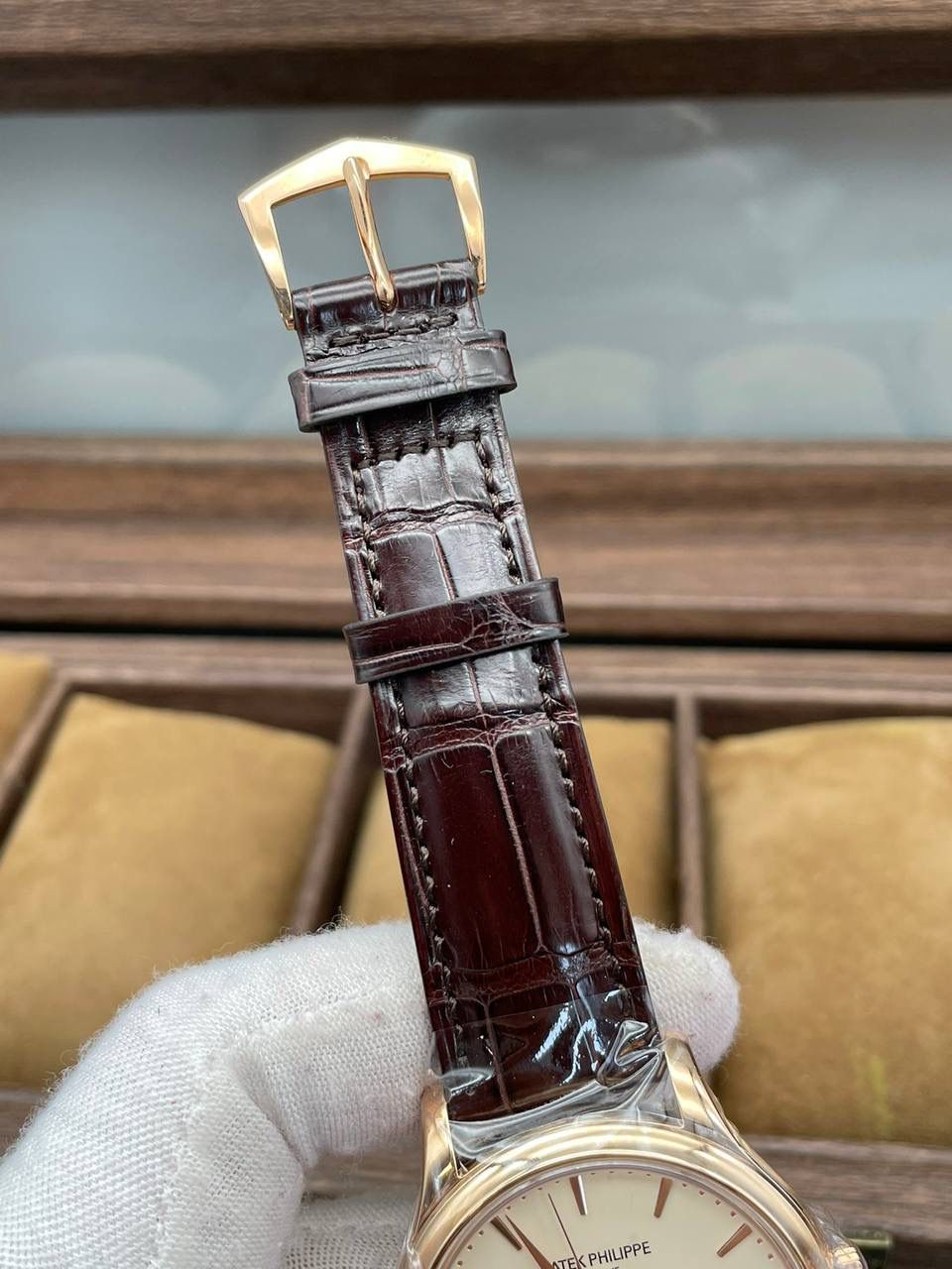 ⚜️百达翡丽 5227玫瑰金 将官底翻盖324一体机芯😎