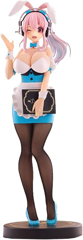Thunder Tech, BiCute Bunnies Figure: Super Sonico (Waitress Light Blue Ver.) 兔女郎系列 超級索妮子 (侍服)