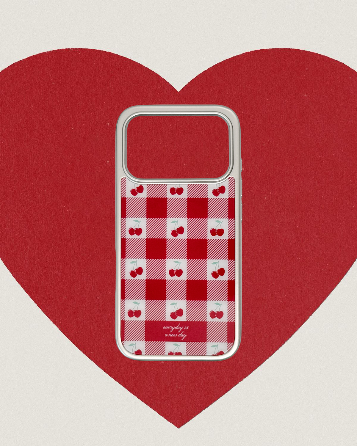 【The Ruby Reds on Picnic Day】銀框亮面MagSafe iPhone Case