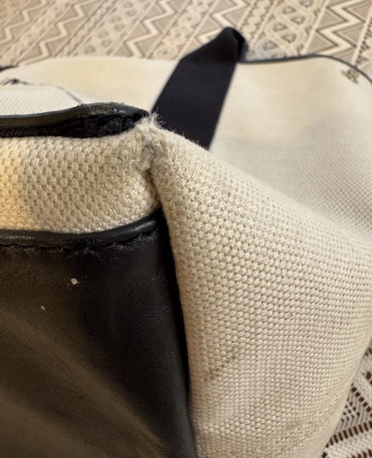 Balenciaga Canvas Tote Bag with Pouch