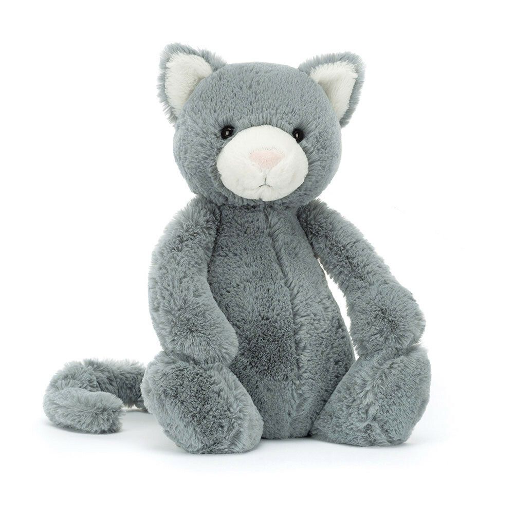 JELLYCAT Bashful Kitten Original 小灰貓