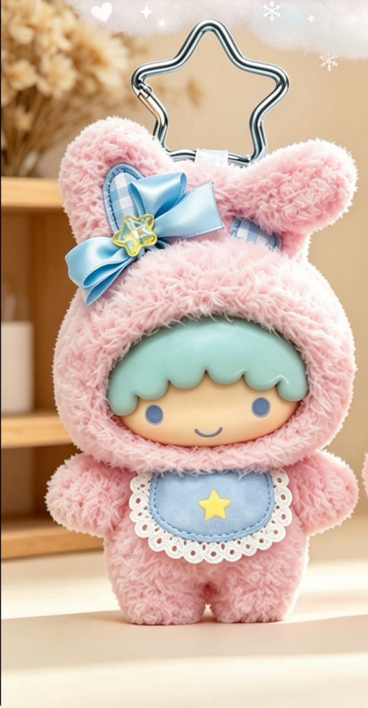 ［1月尾到貨] 早鳥預訂日本直送little Twin Star兔仔造型公仔掛件