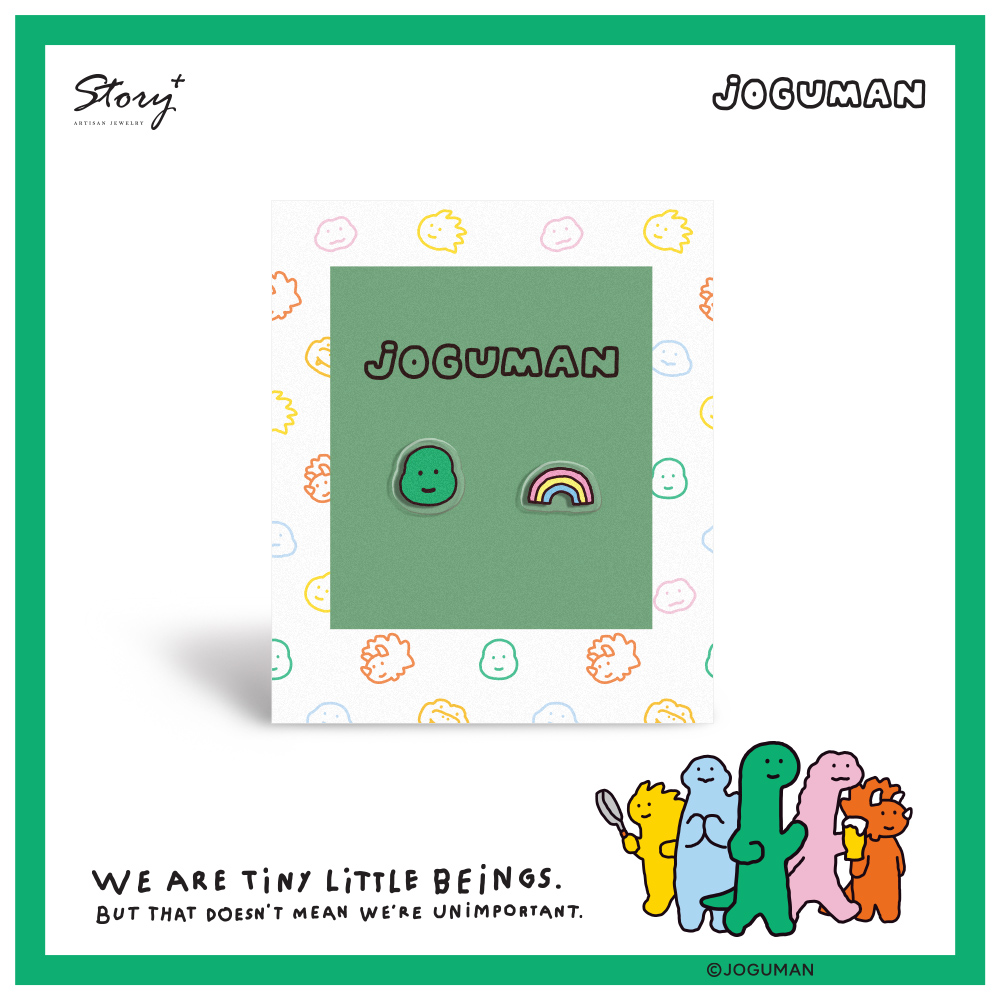 【台灣7-11 預購】JOGUMAN 壓克力耳環（BRACHIO款）