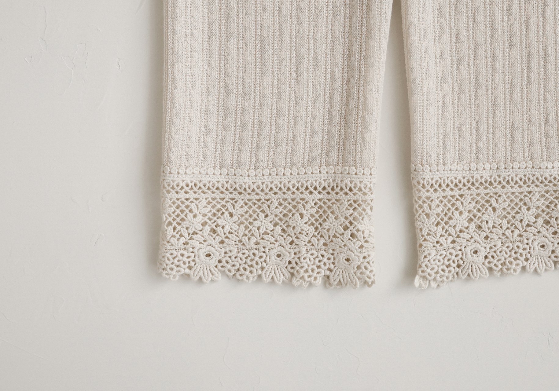 Flo | knit pants (Ivory 120(105-115)