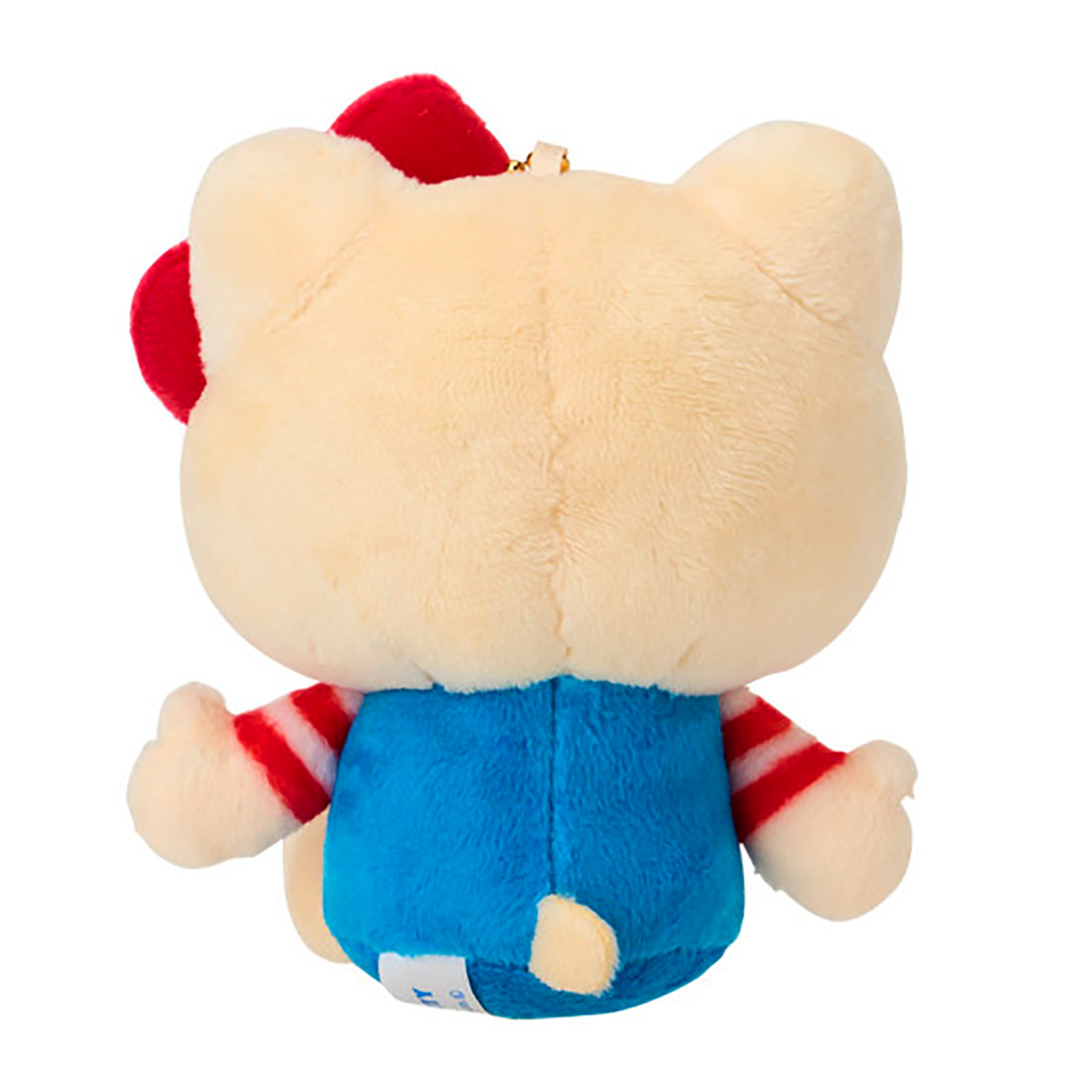 Sanrio - 50周年公仔掛飾 (Hello Kitty紅條紋藍吊帶款)