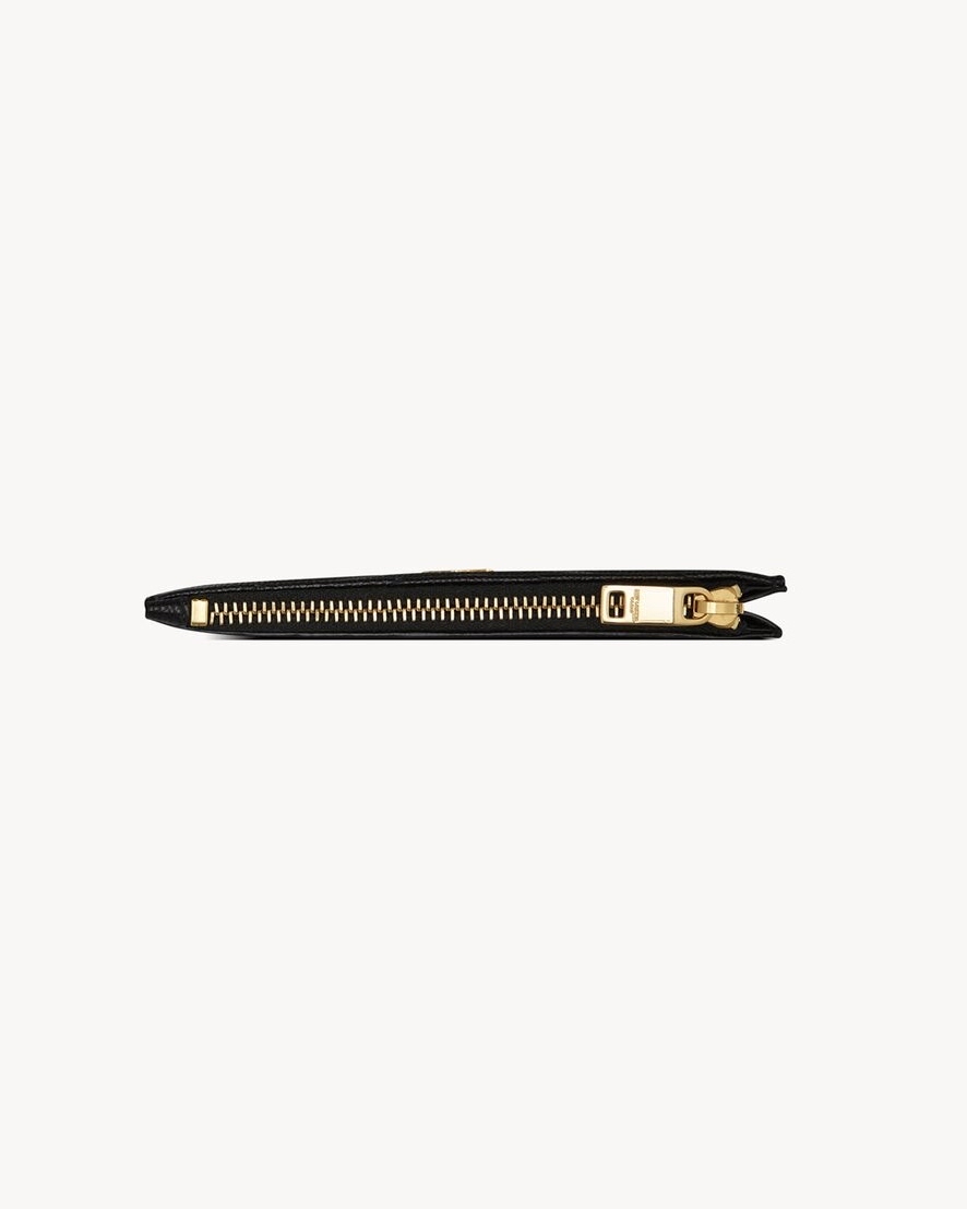 精選貨品優惠🩷訂貨🍒 Saint Laurent zipped Cardcase  經典魚子醬皮，多卡位連散子位  黑金only