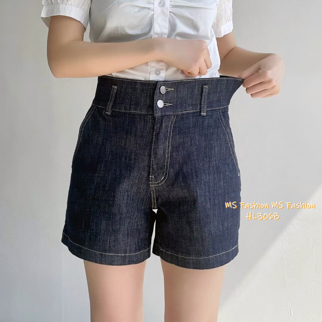 HL3068 韓國🌼Howluk高腰雙鈕短牛