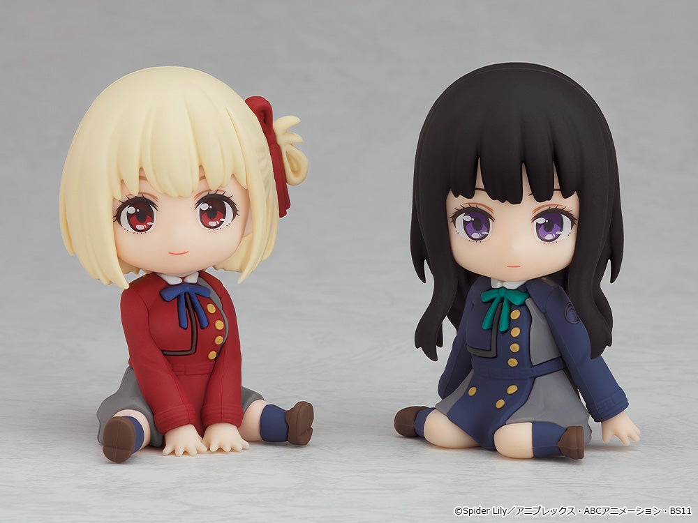 (預訂訂金 各$66) (總價 各$66) GSC 黏土人 Nendoroid Plus Lycoris Recoil 莉可麗絲 錦木千束 / 井之上瀧奈 橡膠公仔 (行版)
