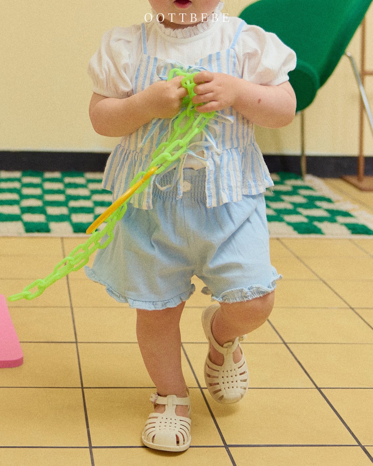 OOTT | Stripe Vest (Blue 90-100)