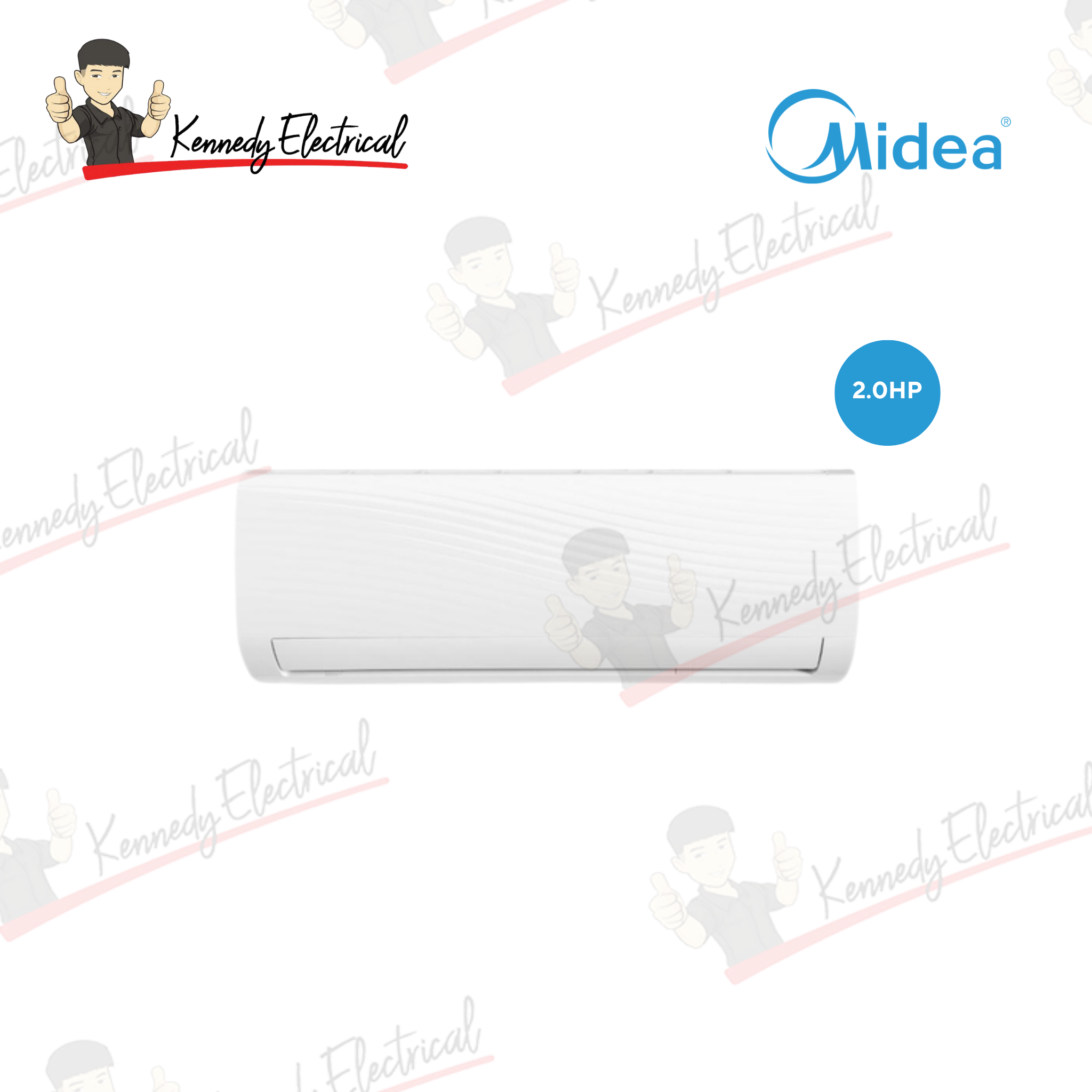 Midea 2.0Hp Wall Mounted Multi-Split R32 Indoor Unit Fairy Series Inverter Air-Conditioner MSAFBU-18HRFNX