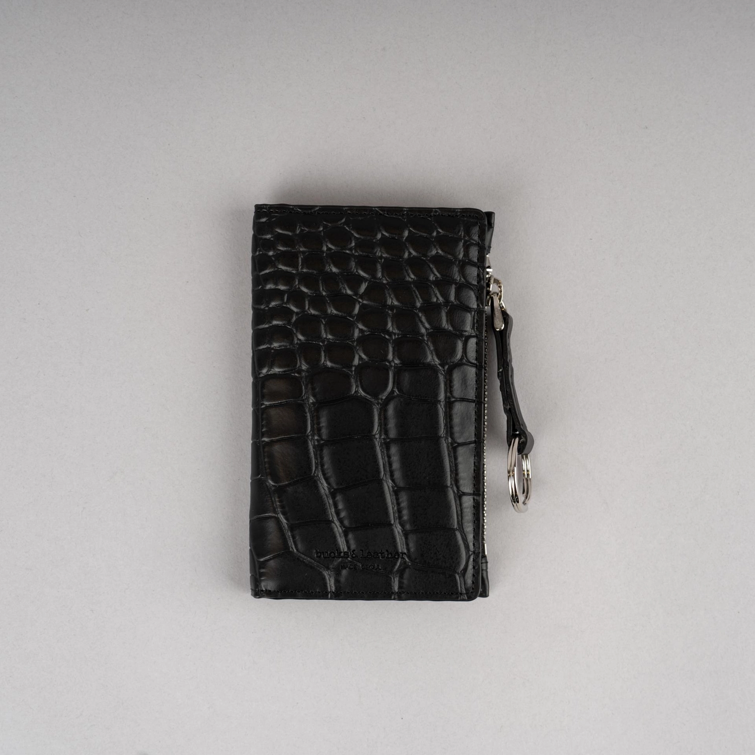預訂_Cover Card Wallet 牛皮鱷魚紋 By Bucks & leather