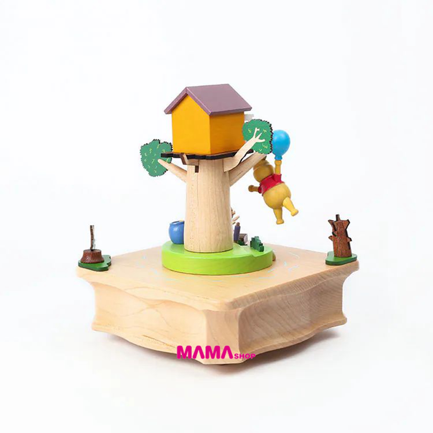 台灣直送迪士尼小熊維尼繞圈音樂盒