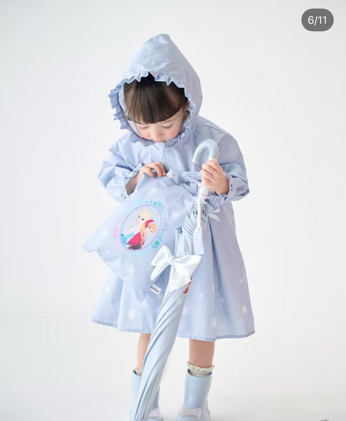 Petit Main 新季雨衣（連收納袋）/長柄雨傘