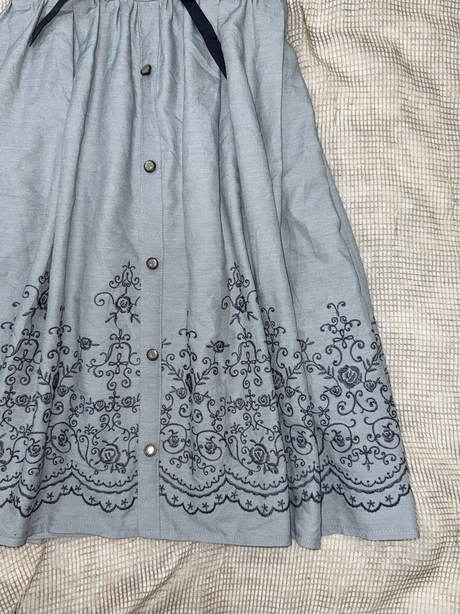Axes Femme JSK Vintage Embroidered Lace Dress