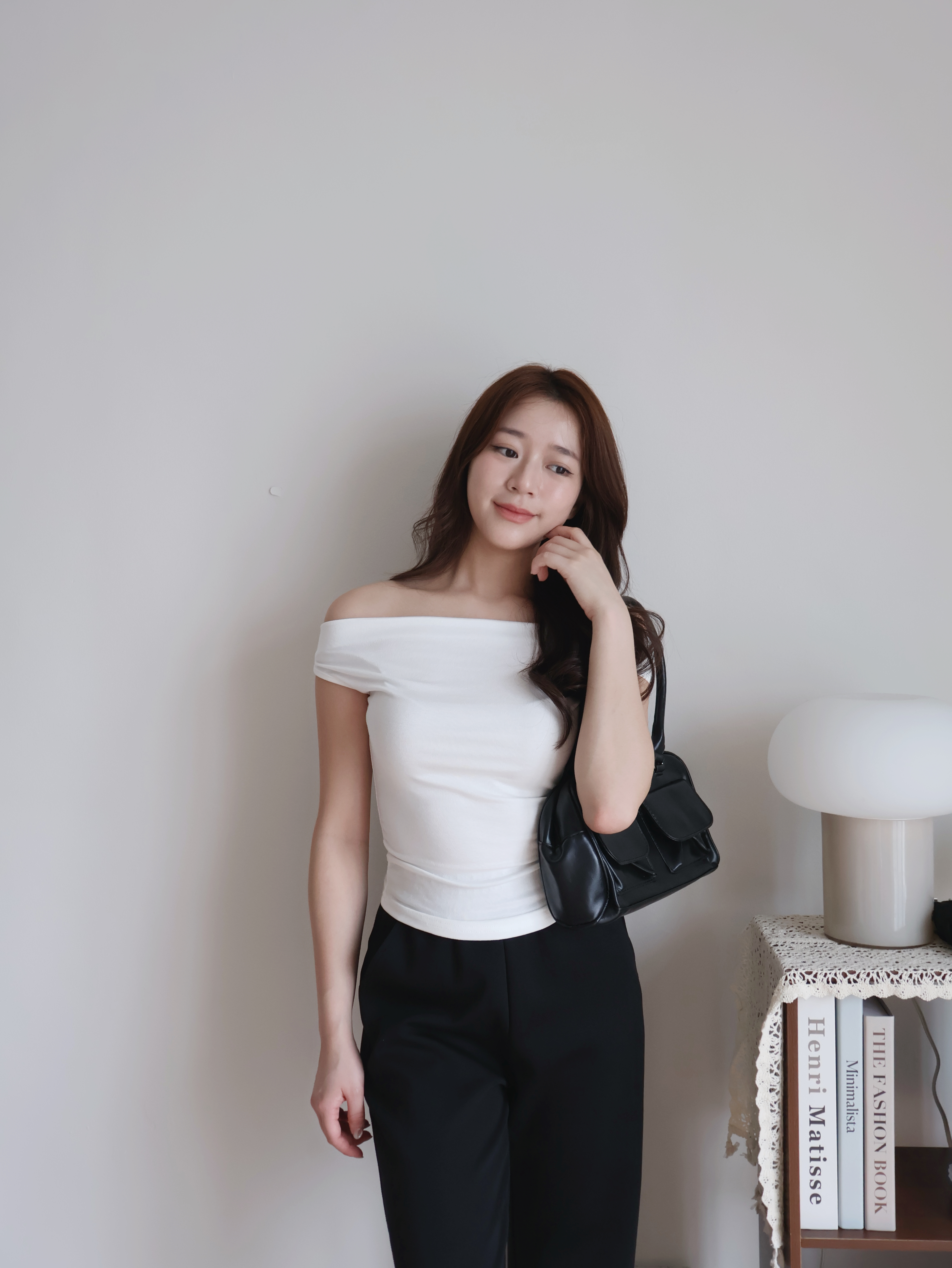 Rosie Cropped Top | White