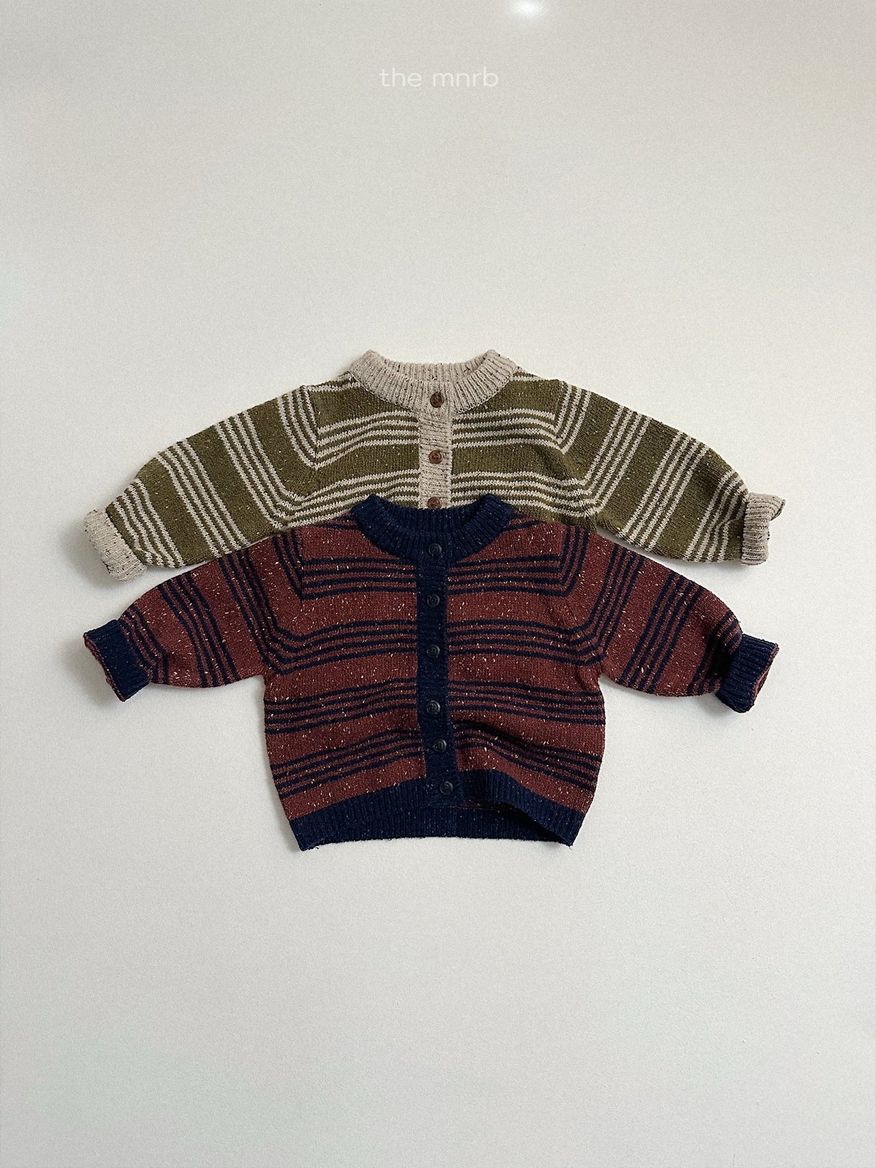 Mnirobe |  Four Line Knit Cardigan