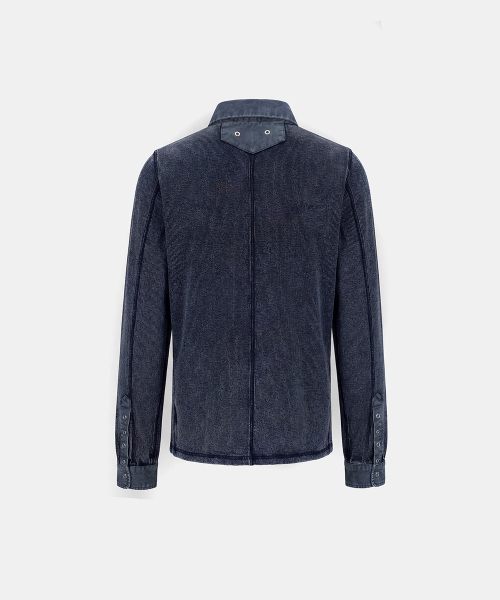 Viper Cotton Rib Polo Shirt - Blue