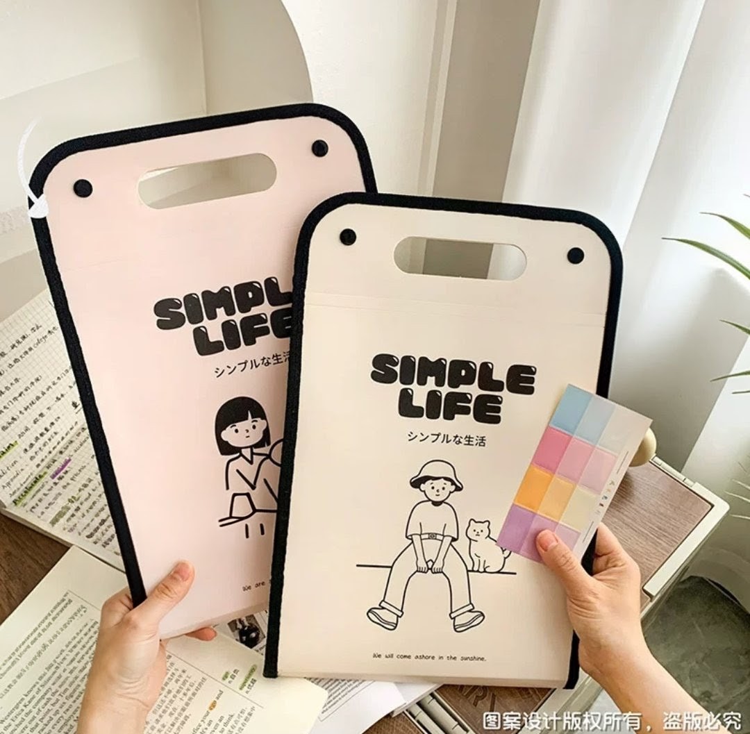 A4大容量風琴豎款文件袋 (S521) 🚛 送貨方式請選(4)