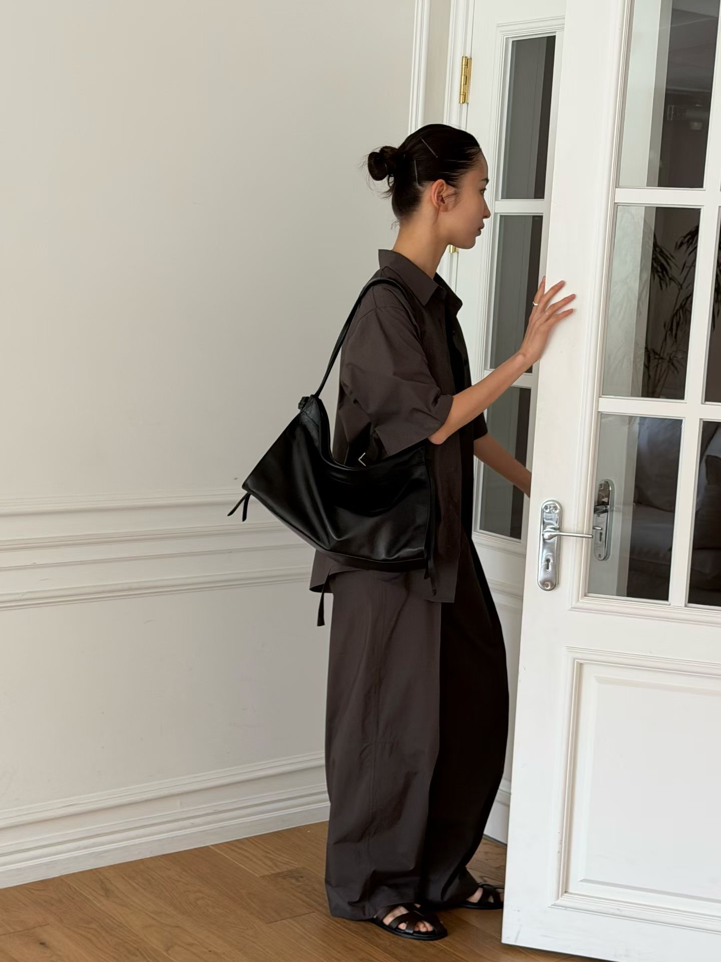 Italy calf leather bag