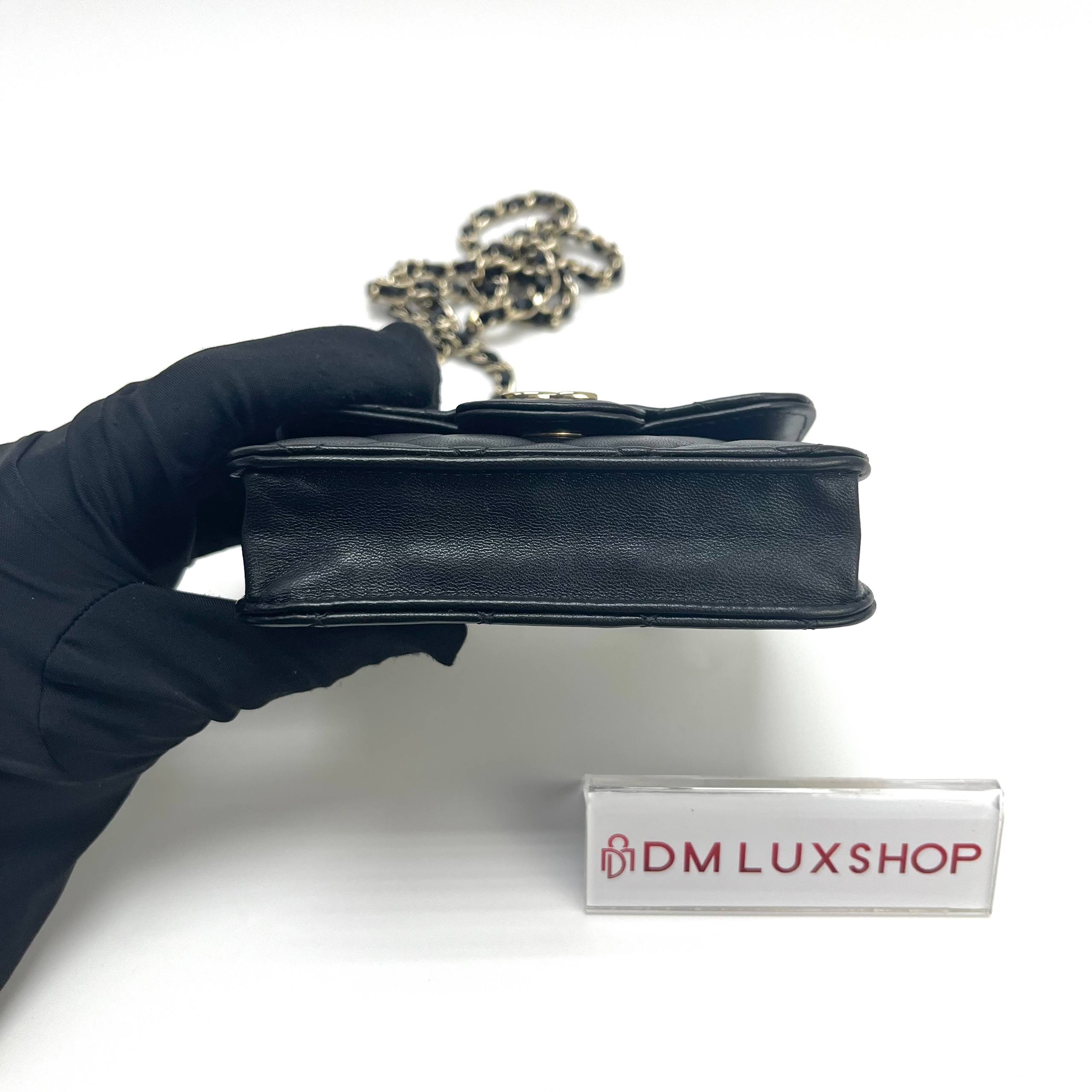 Chanel Top Handle Micro Flap Bag GHW (Serial 31, Year 2021)