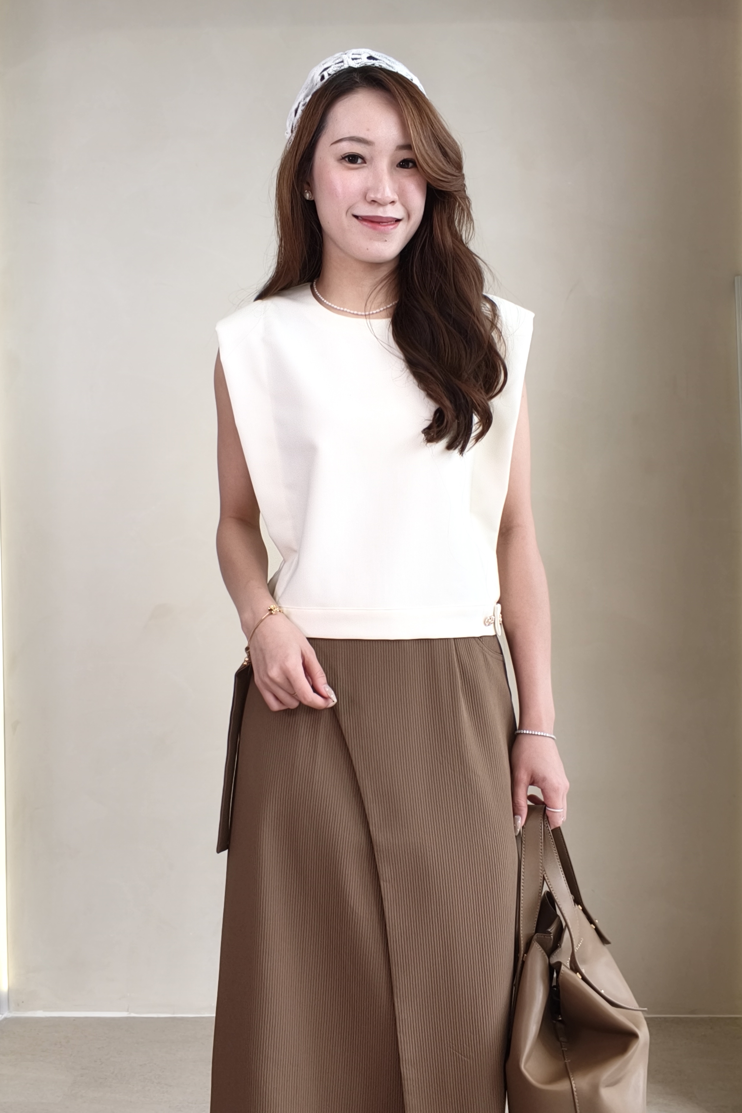 210535 Sheer Elegance Puff-Sleeve Top