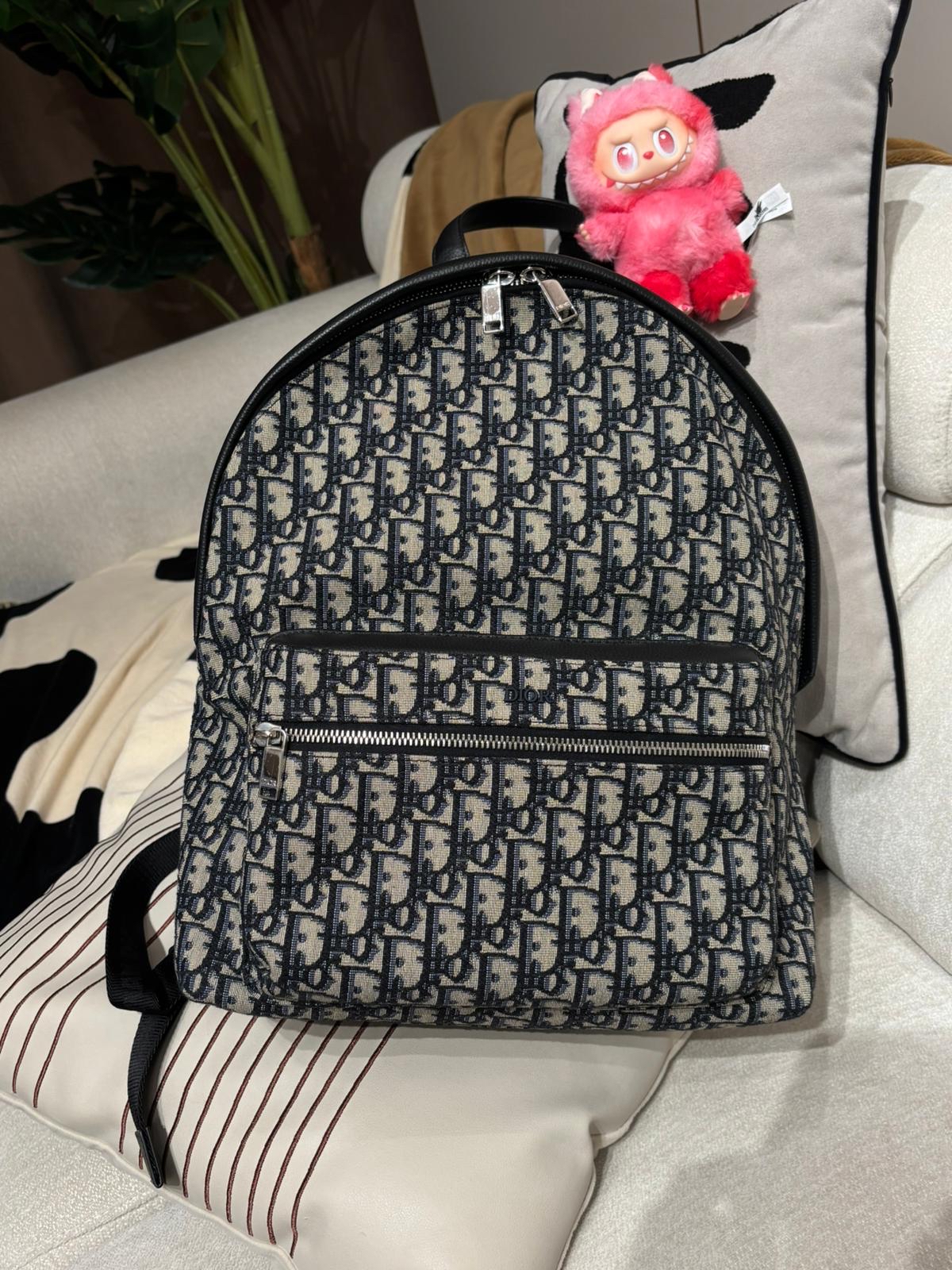 Dior Rider Oblique Backpack 100%Authentic, 98%New ✅收據✅ certificate✅Dust bag