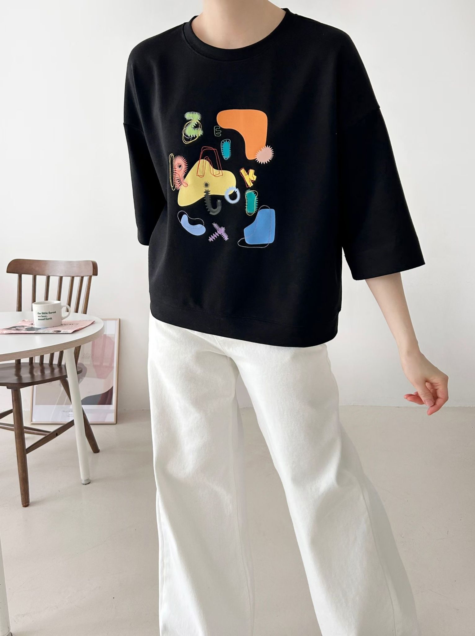 韓國英文字衫 M500 03no10240