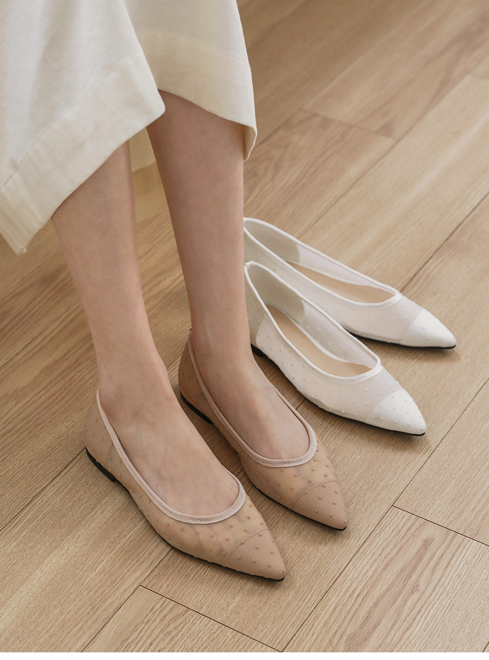[代購] Sappun Stella Mesh Flats (1cm)