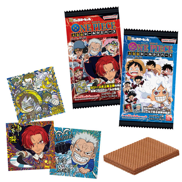 海賊王威化餅貼紙