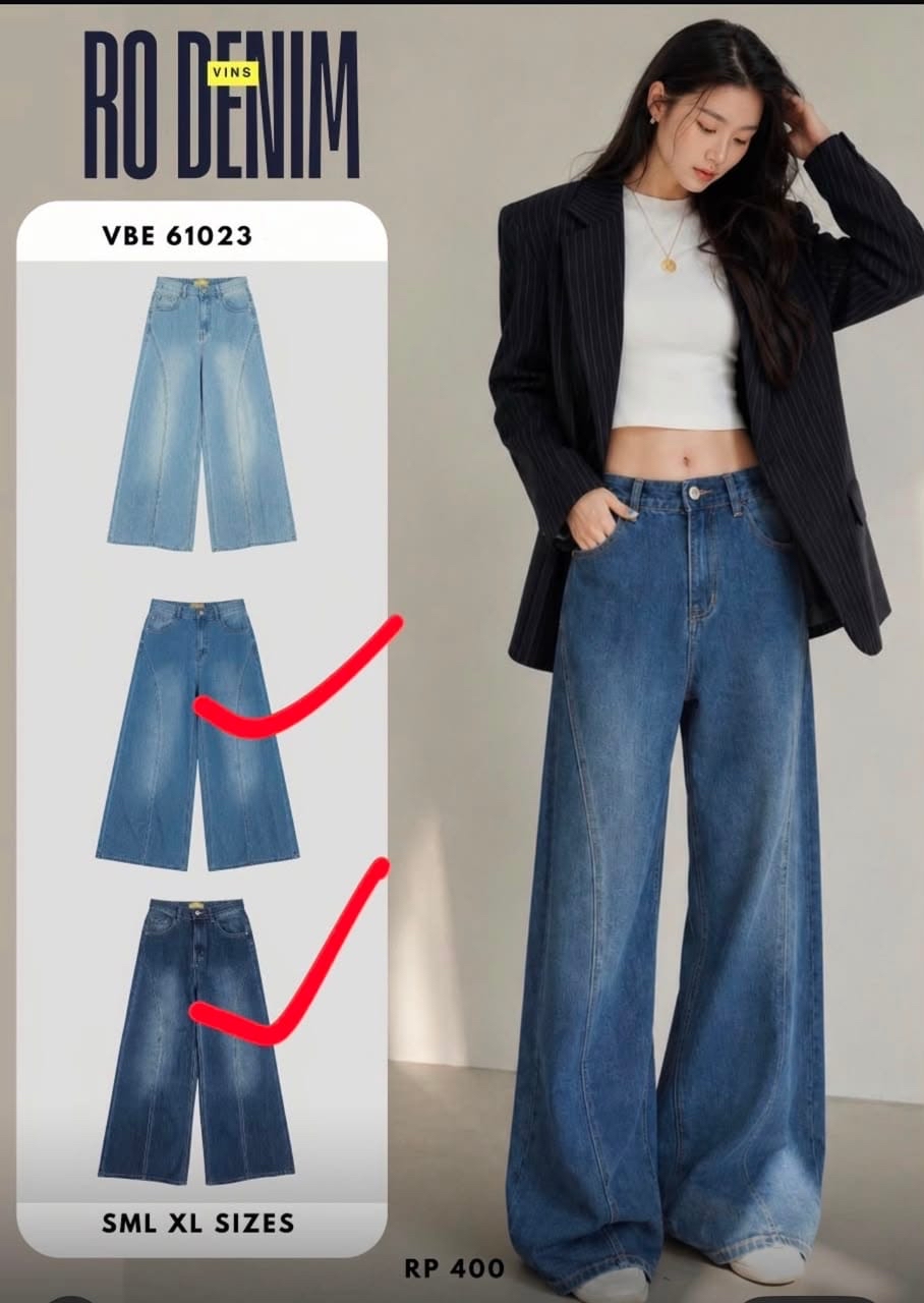 61023 PREMIUM SOFT LONG JEANS PANT 