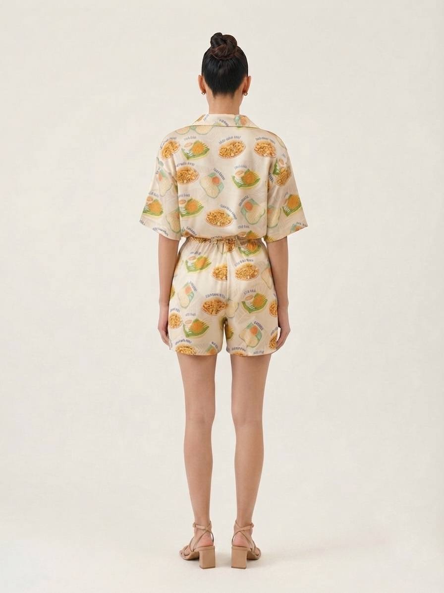 T6340 - Malaysian Food Blouse