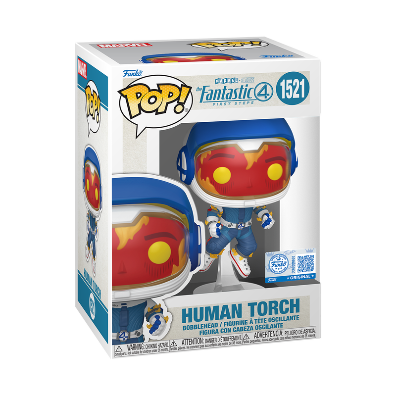 📦訂購 美國代購 Funko POP! Marvel Human Torch (Space Suit) (Fantastic Four: First Steps) Figure 神奇四俠 模型