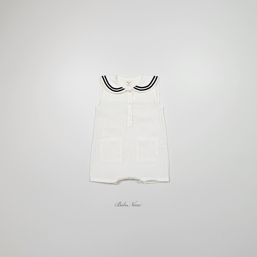 ☀️預訂 韓國直送☀️🇰🇷Bebenine三色海洋風水手無袖連身服