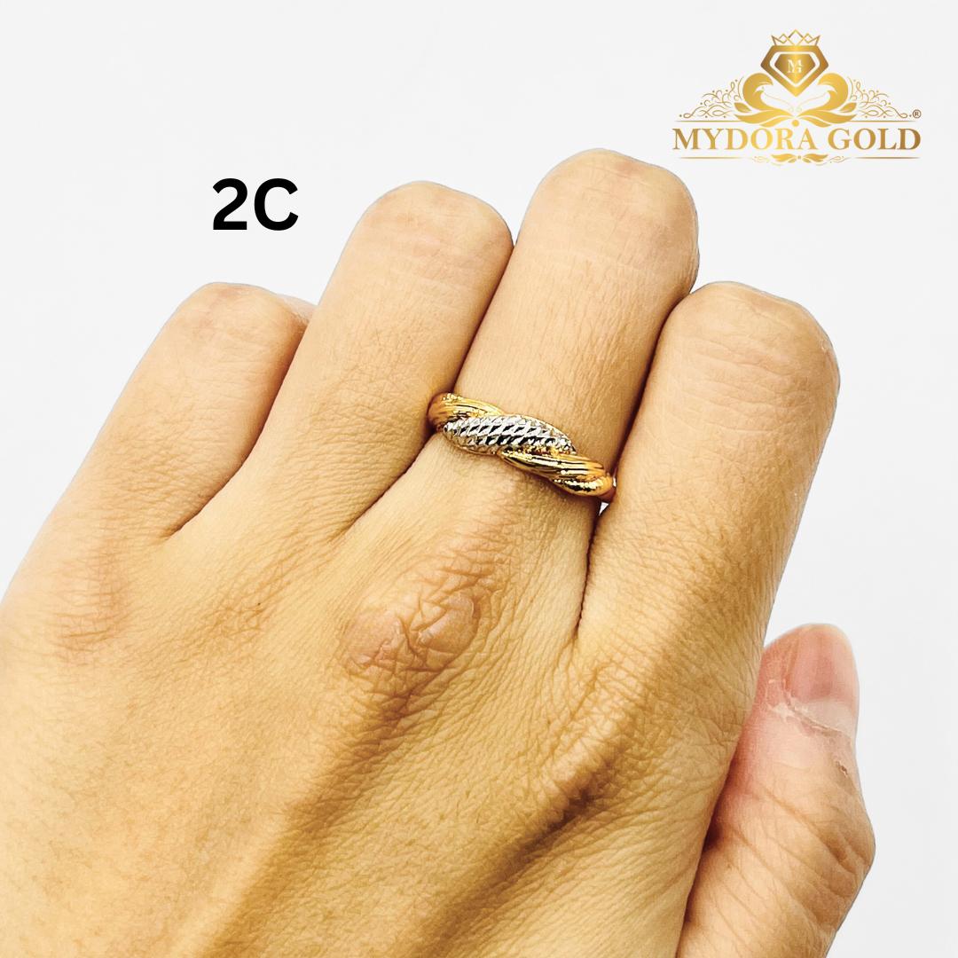 MYDORA Cincin Sunlit Twist (5G) l EMAS 916/22K