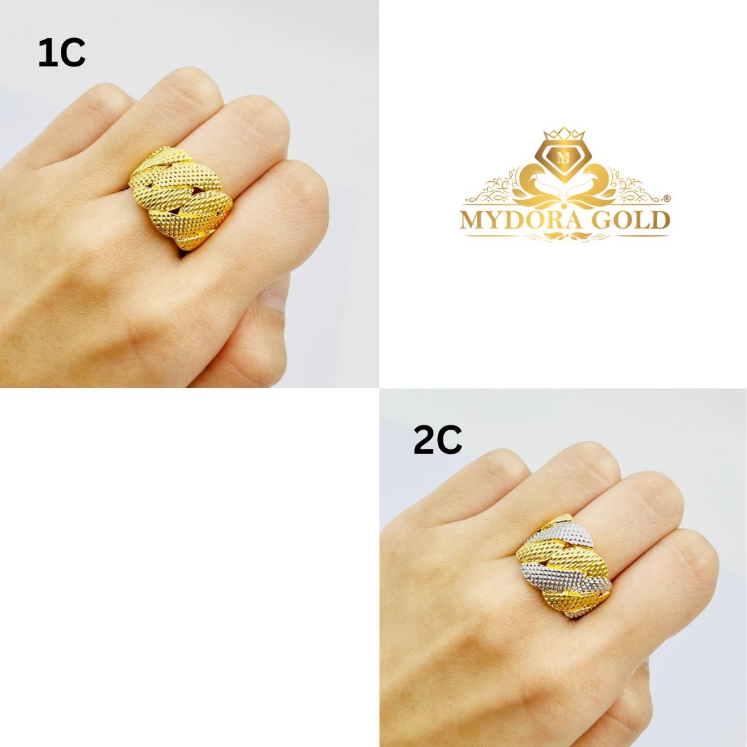 MYDORA Cincin Datin Kait Pahat (5G) l EMAS 916/22K