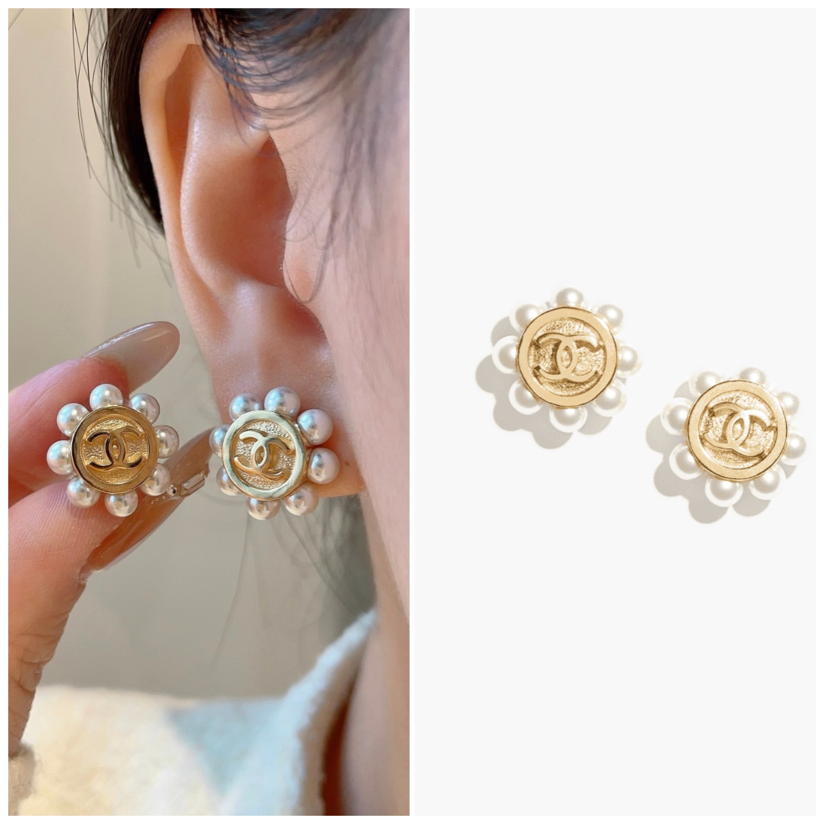 CHANEL 2026 春夏預告系列飾釘耳環