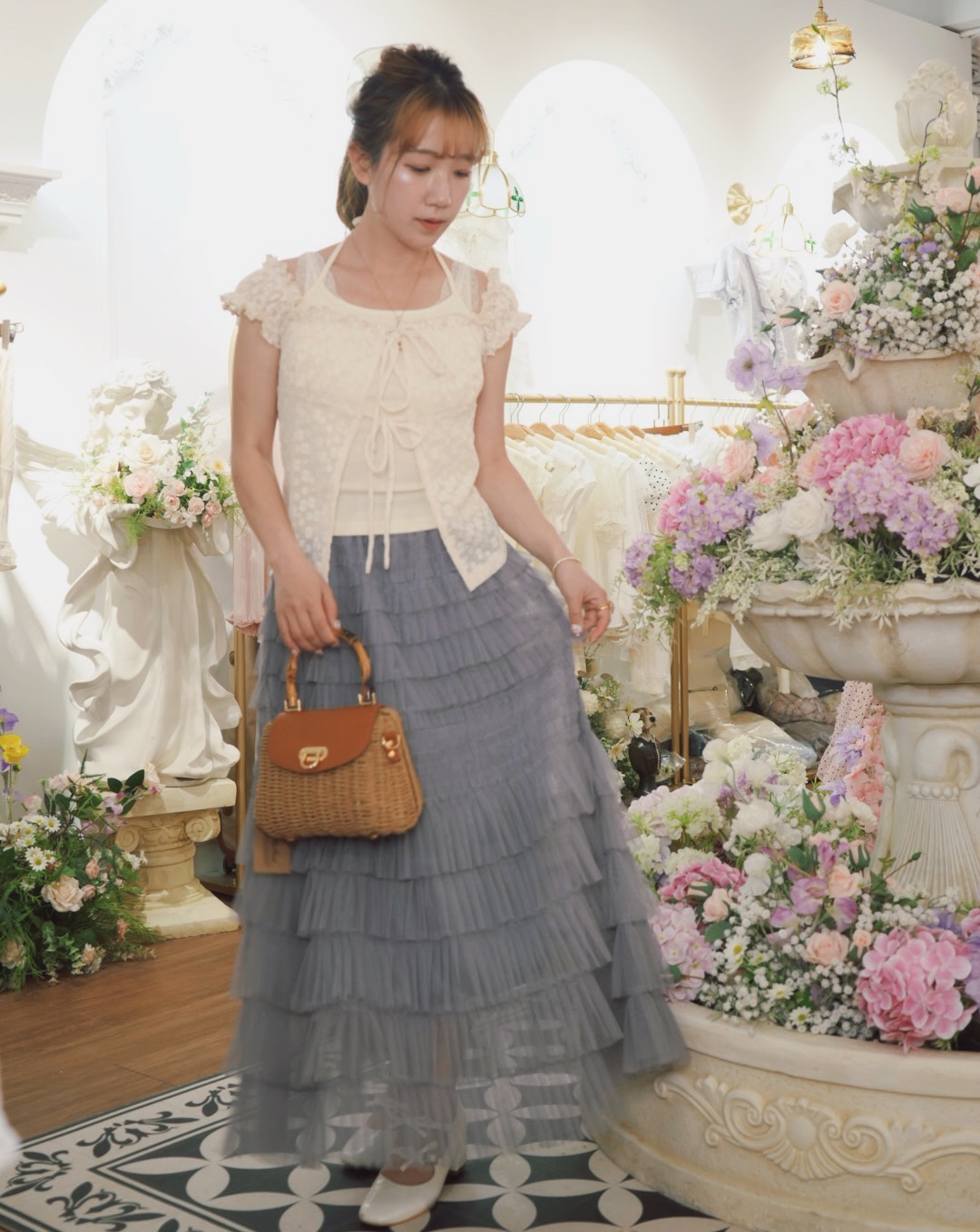 娃娃領層次感背心