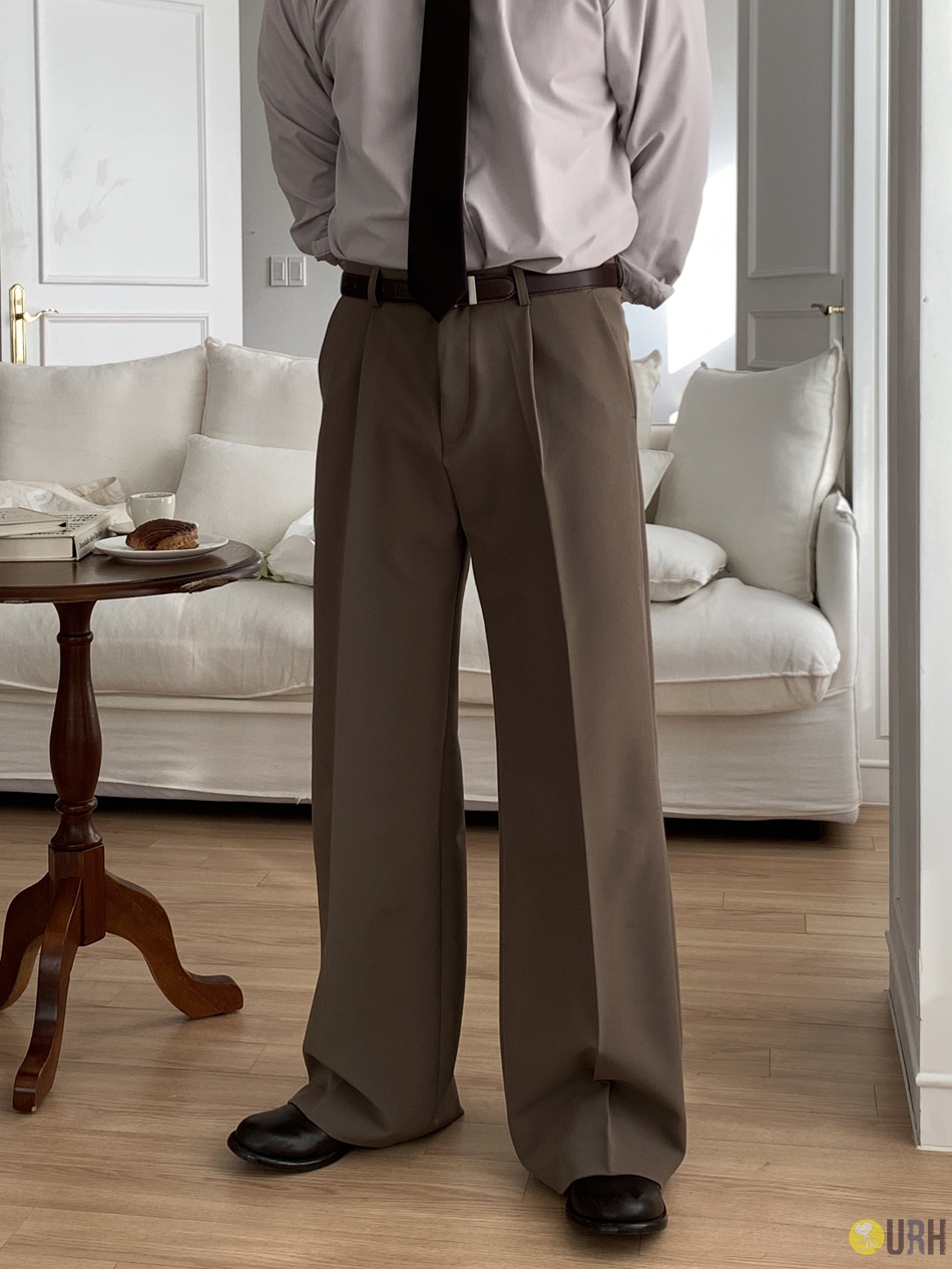 【100%保證韓國直送】極致垂墜感霧面闊腳西褲 Wide Slacks [3 color] RL114774