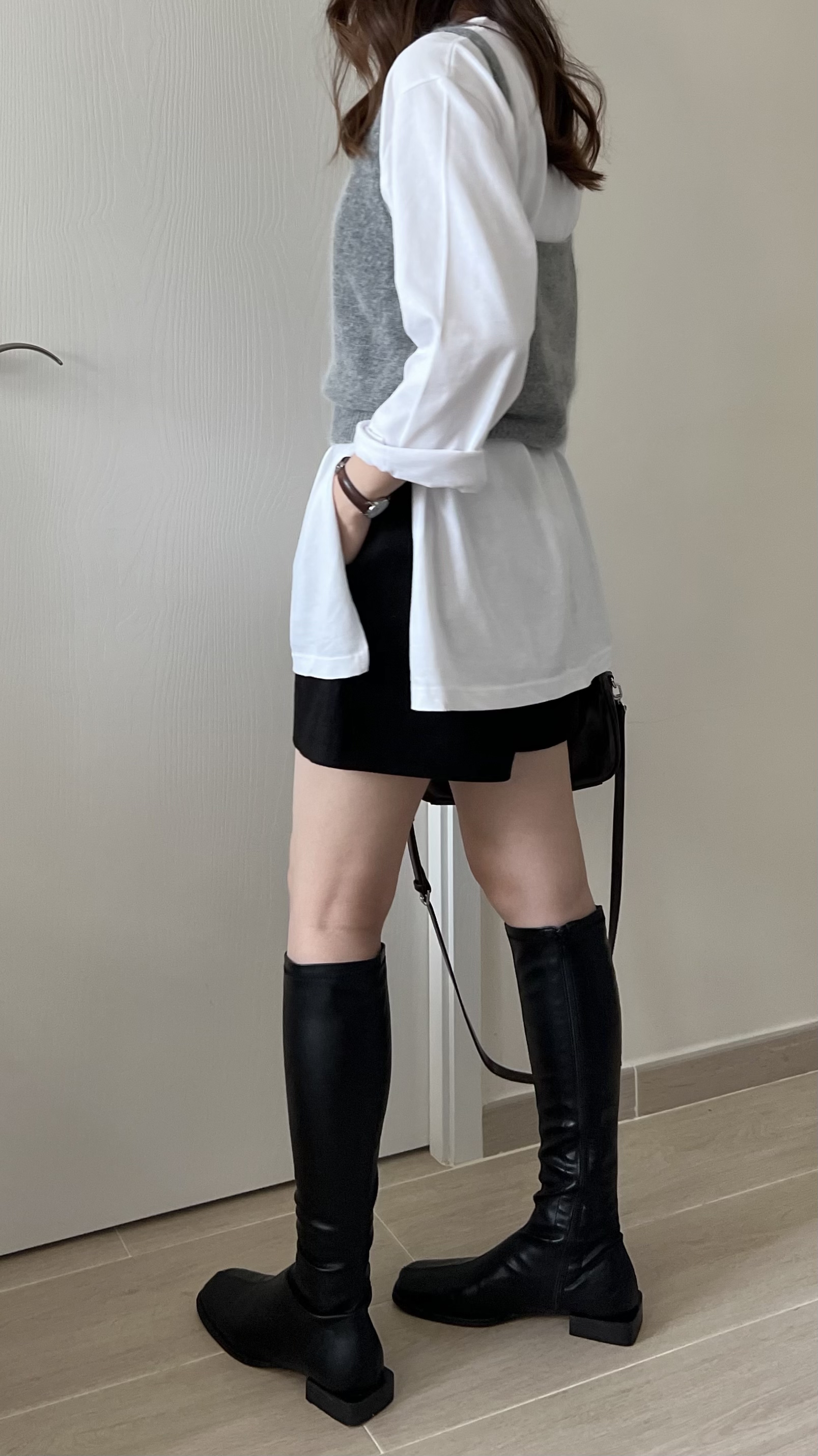 oversize腰側開叉長Tee 現貨