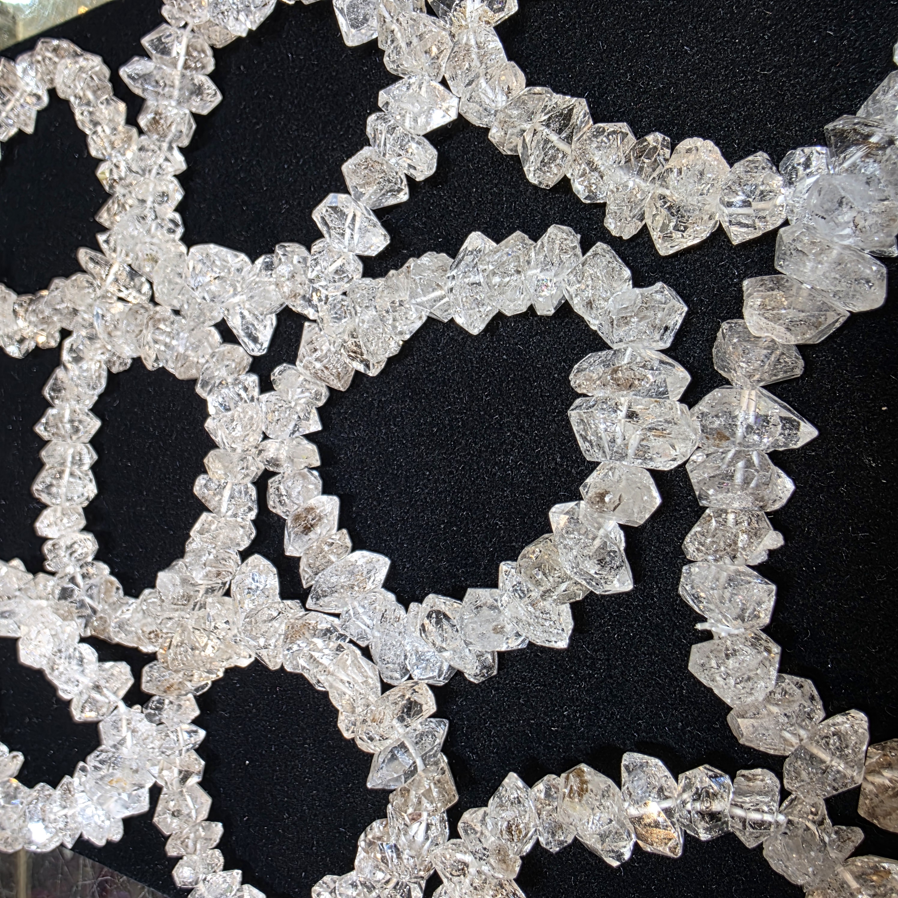 巴基斯坦閃靈鑽石手串(Herkimer Diamond)