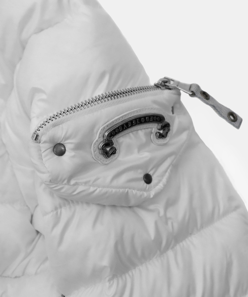 Viper 31-1 Lightweight Hooded Puffer - White - 바이퍼31-1 라이트웨이트 후드 푸퍼 - 화이트