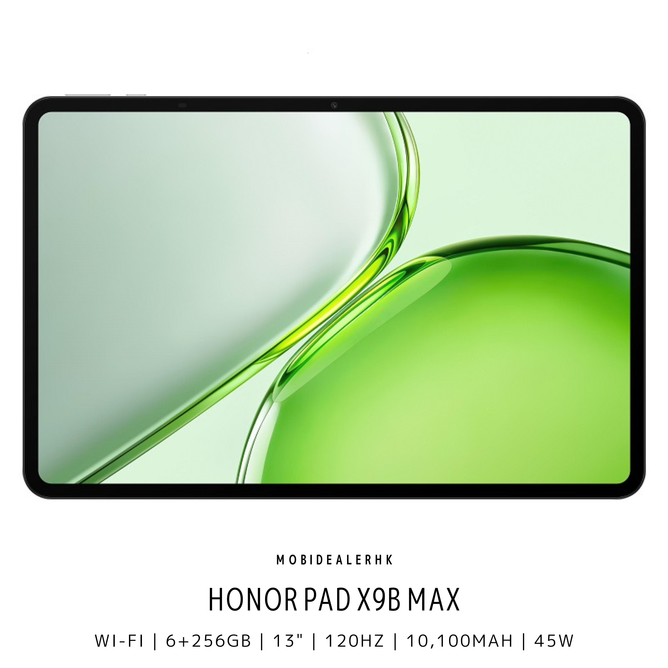 Honor Pad X9B Max | 榮耀 Pad X9b Max | WiFi | 平板電腦 | 13" 2.5K 護眼大屏 | 10100mAh 超大電池