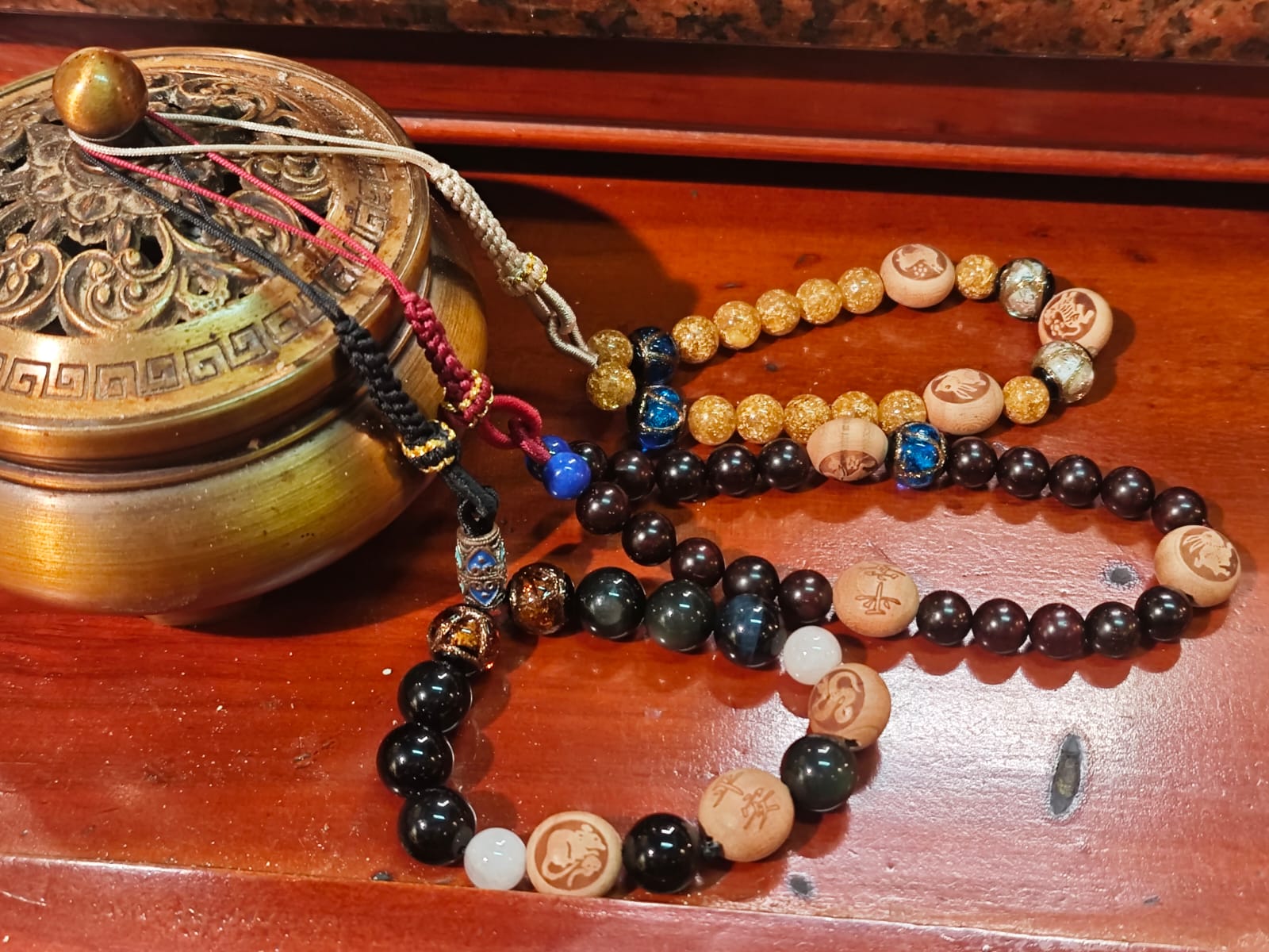 專屬幸運Phone繩｜三合+六合＋五行水晶，度身訂造