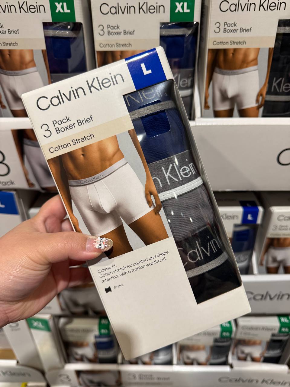 🇯🇵🔥 CK 男士四角内裤｜3 件装