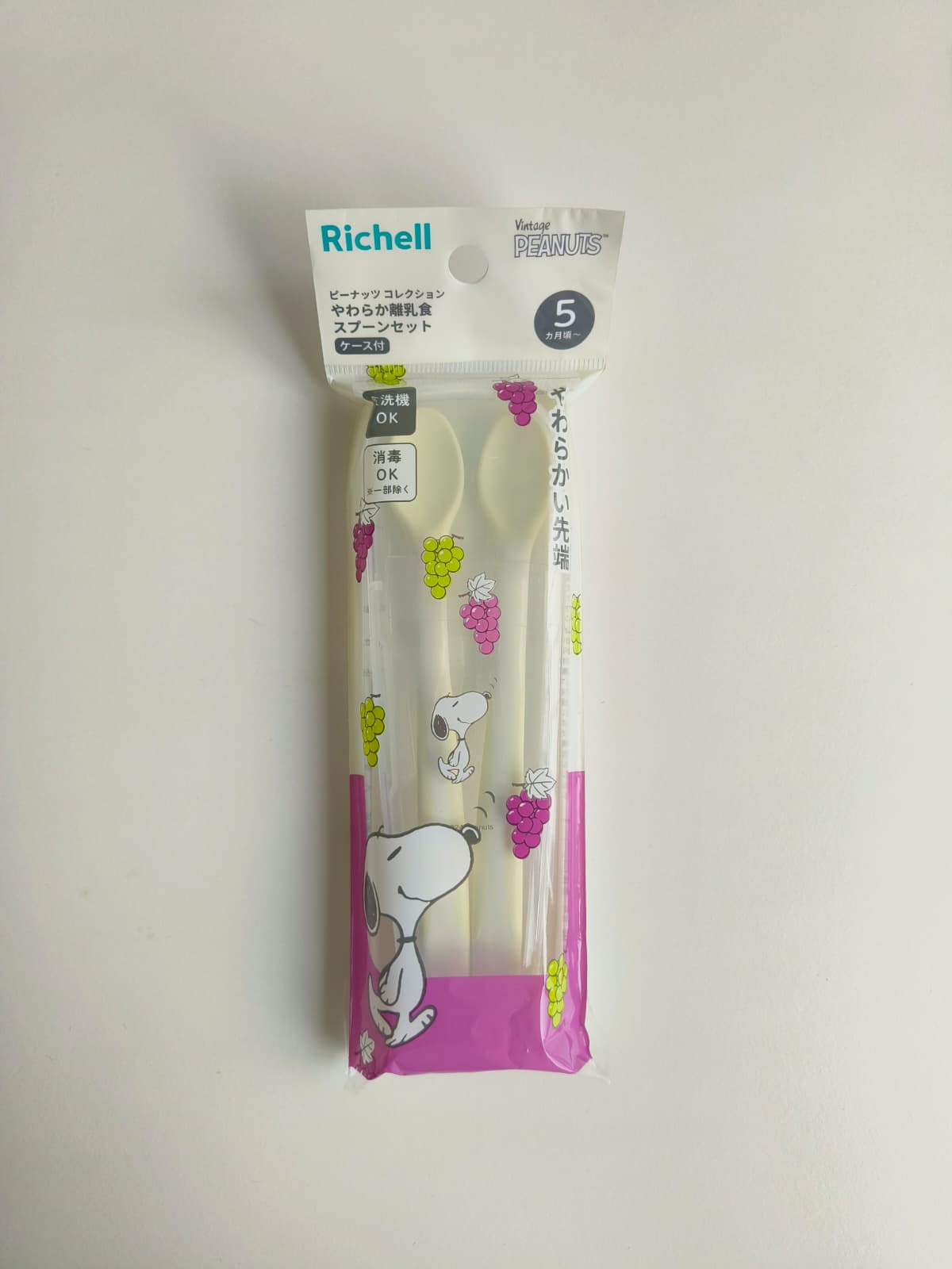 Richell Snoopy外出餐具