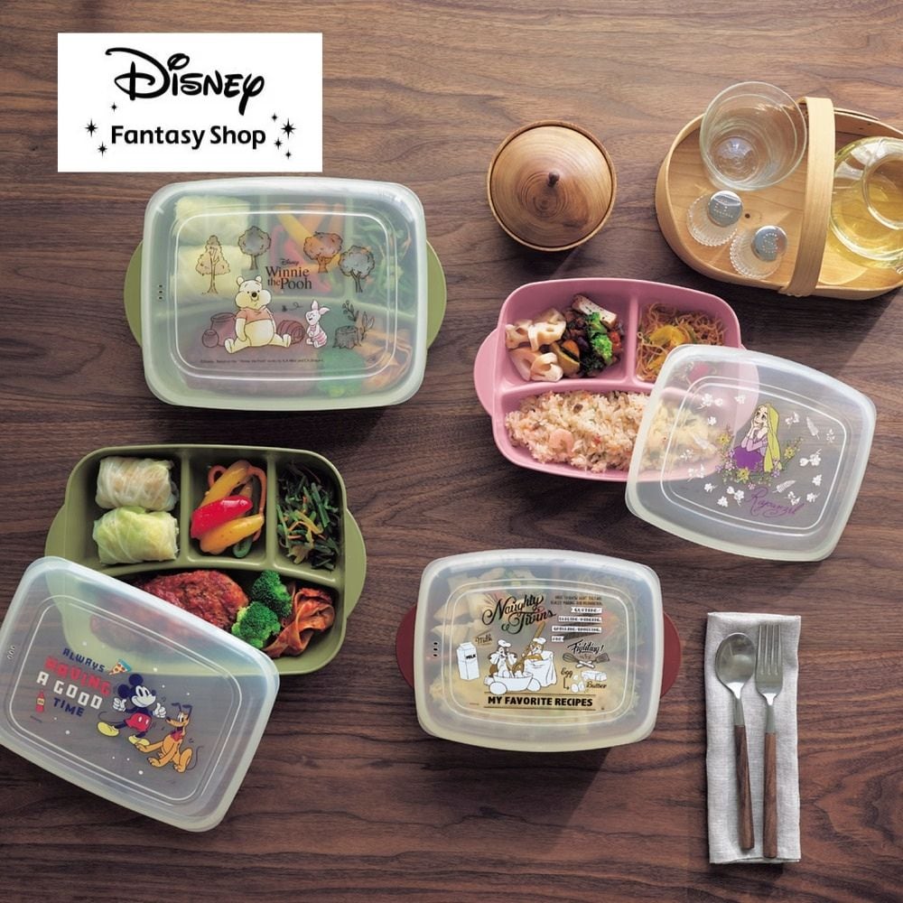 🆕【⭐訂購⭐】 🇯🇵日本直送🌀#Disney #日本製 帶蓋午餐盤 (840ml) [2款選] 🌀[PLED-0235] [260621]