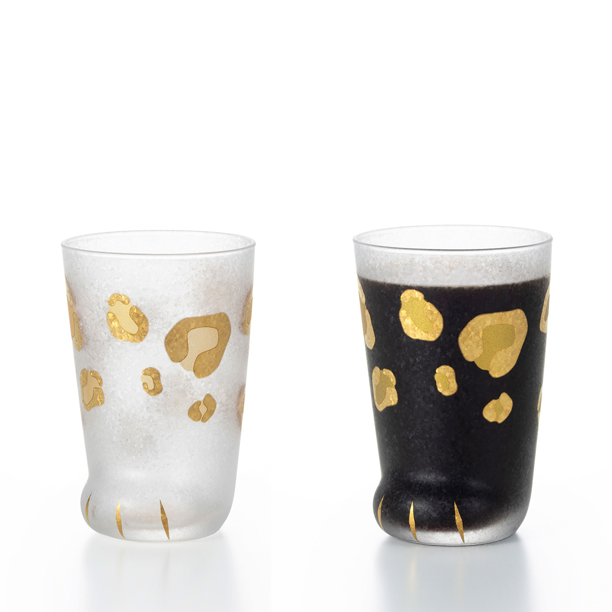 日本製 Aderia 石塚硝子 coconeco premium 金箔貓腳玻璃杯單隻禮品裝 【全三種】- 61201