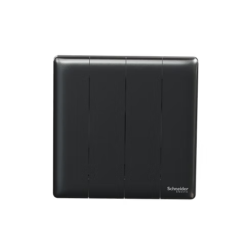 施耐德 Unica X 石墨灰 4位雙控 開關掣