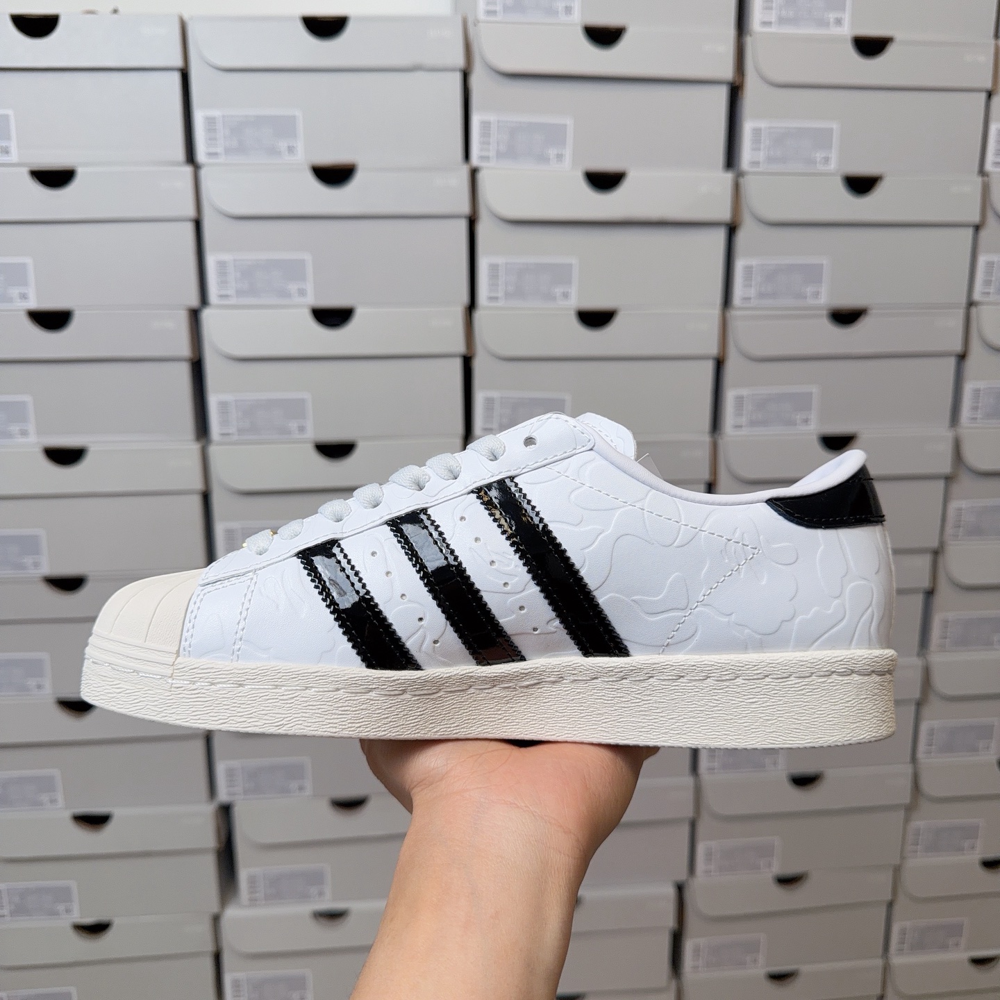 Bape x Adidas Superstar Vintage JR2701