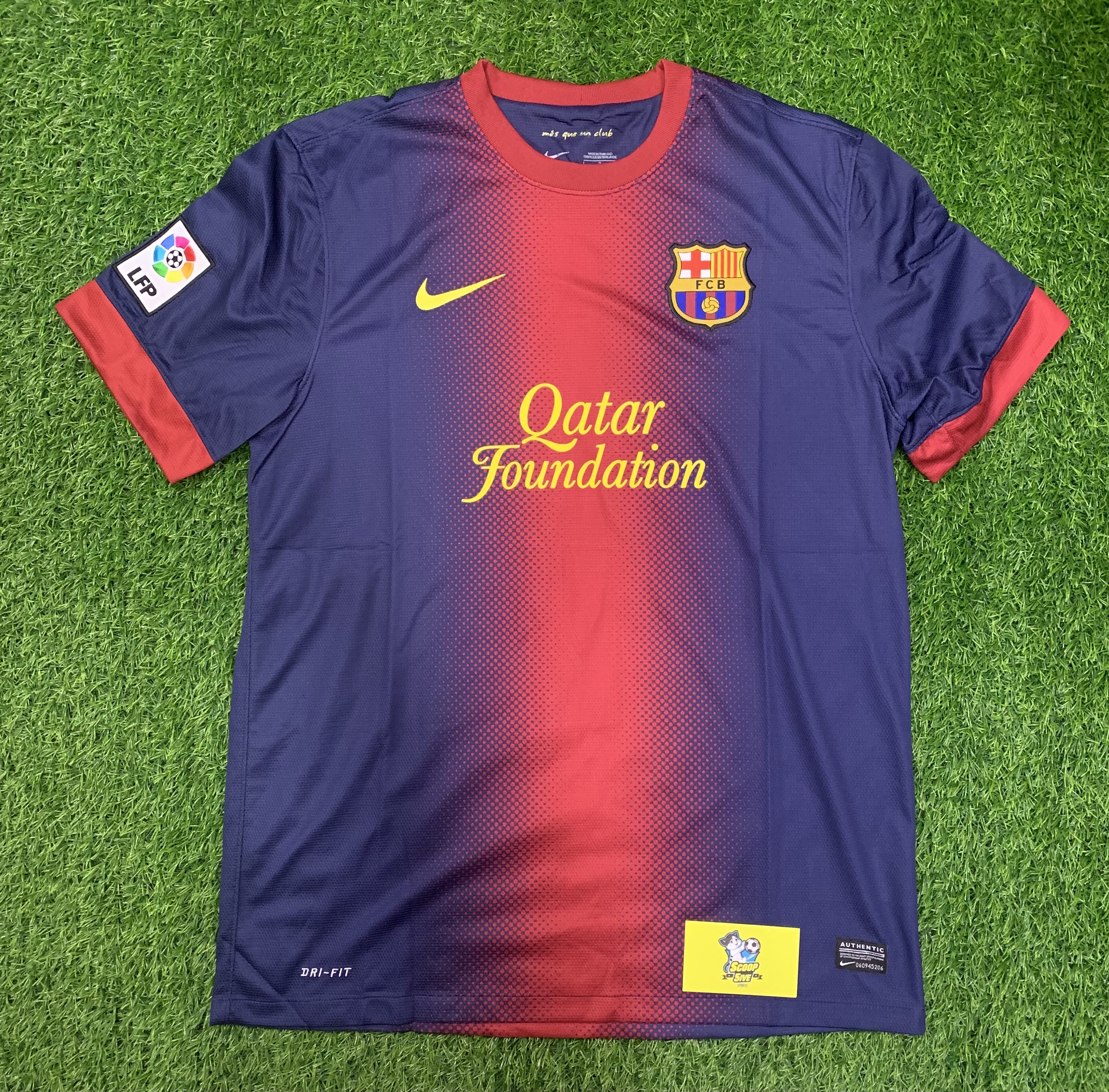 二手 95%新 2012-13 巴塞隆拿 主場 球迷版 短袖